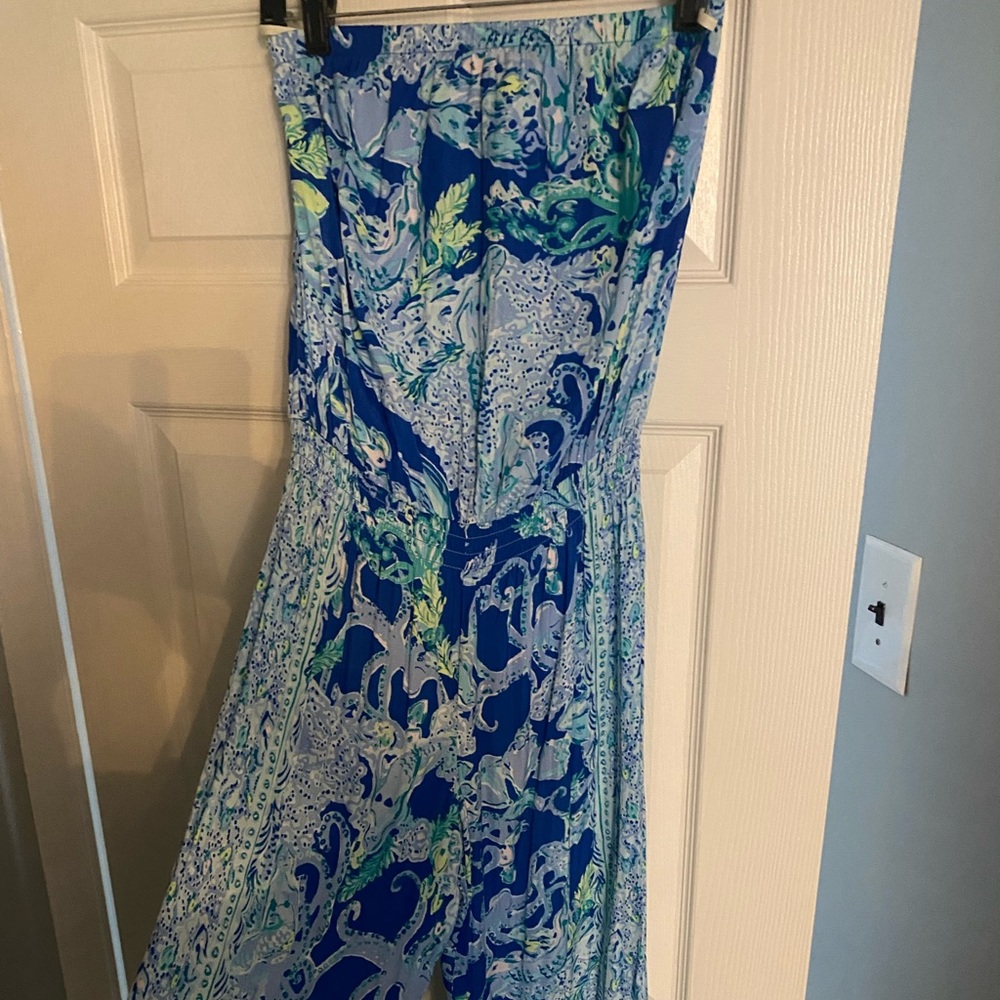 Lily Pulitzer strapless jumpsuit